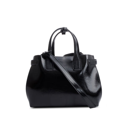 Burberry Black Calfskin Leather Soft Banner Tote