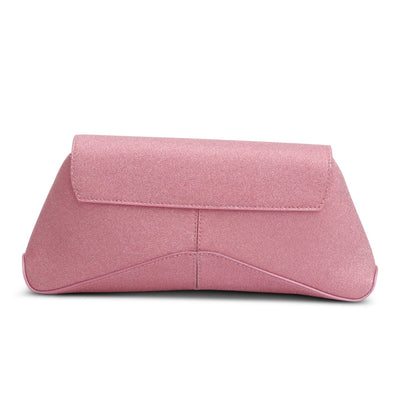 Balenciaga Pink Sparkling Fabric Small XX Flap Stretch Bag
