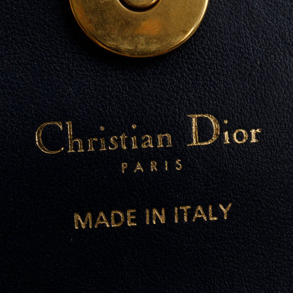 Christian 2024 Dior Oblique Jacquard Medium Saddle Pouch with Chain