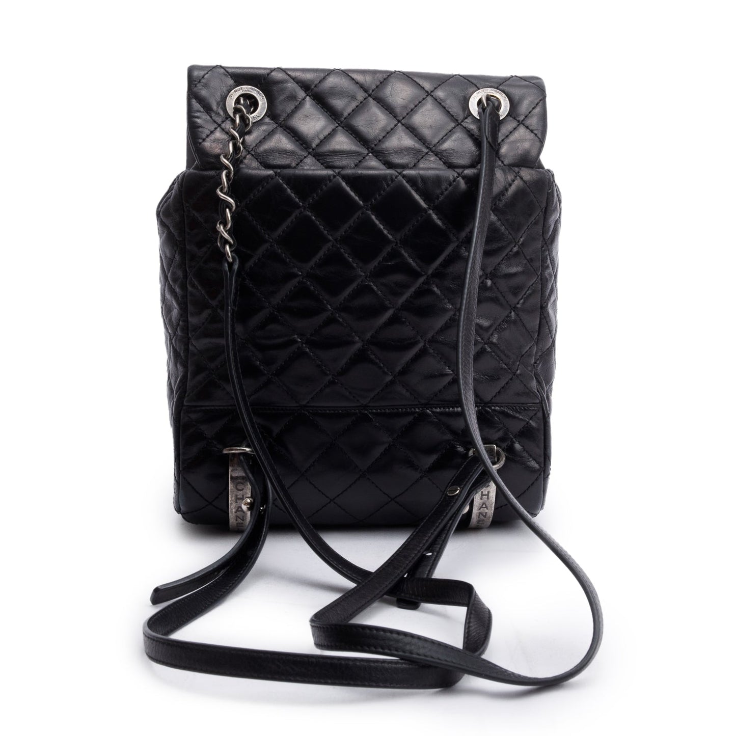 Chanel Black Quilted Calfskin Leather Small Salzburg Mountain Backpack