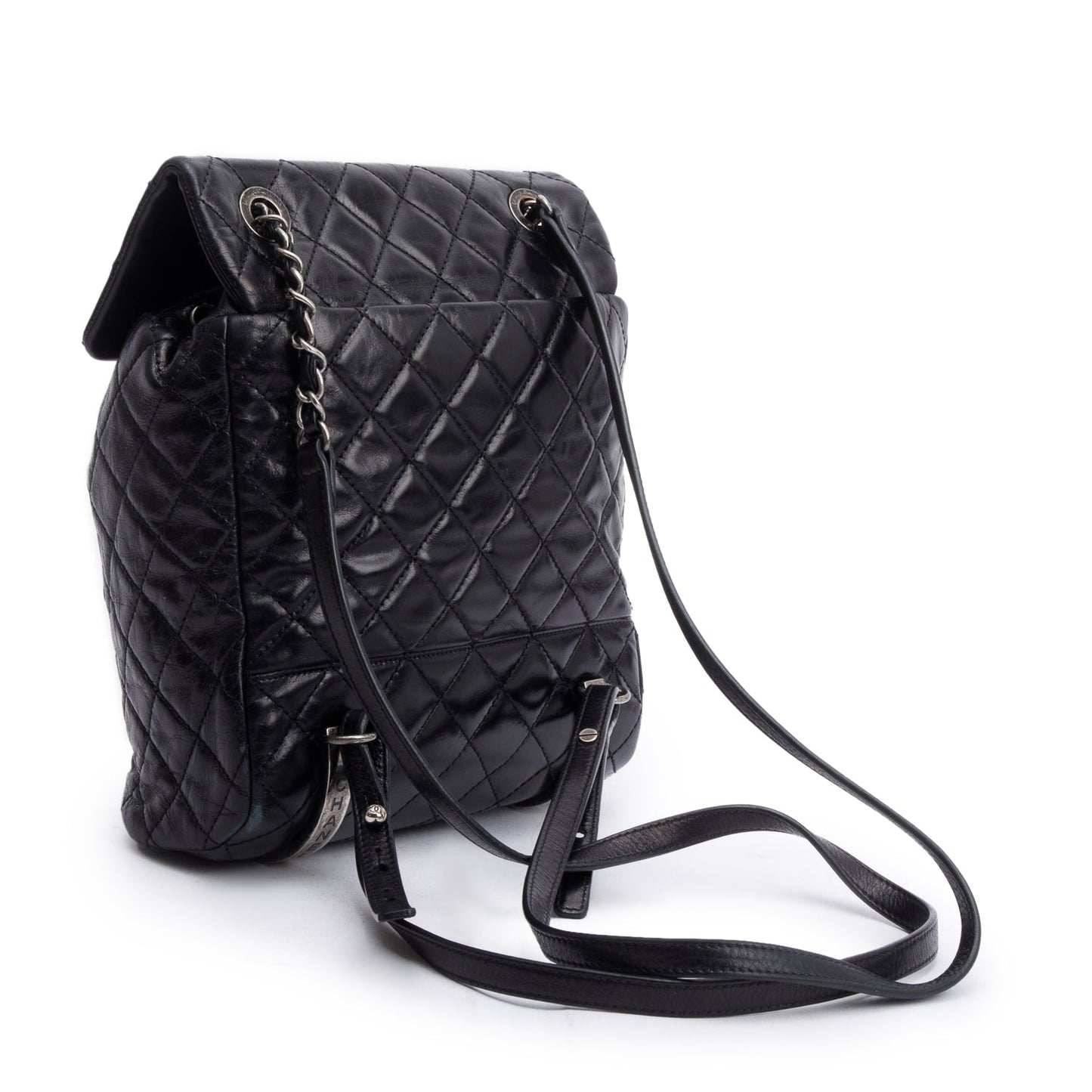 Chanel Black Quilted Calfskin Leather Small Salzburg Mountain Backpack