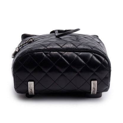 Chanel Black Quilted Calfskin Leather Small Salzburg Mountain Backpack