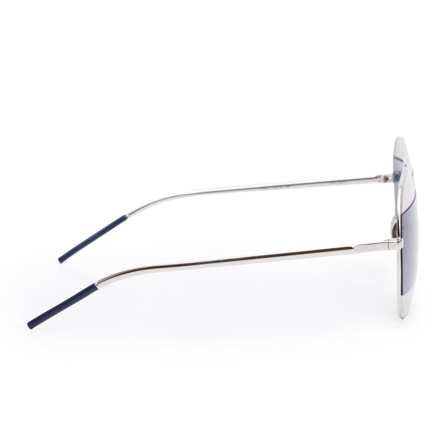 Christian Dior Silver-Tone Metal Frame DiorSplit 1 Aviator Sunglasses