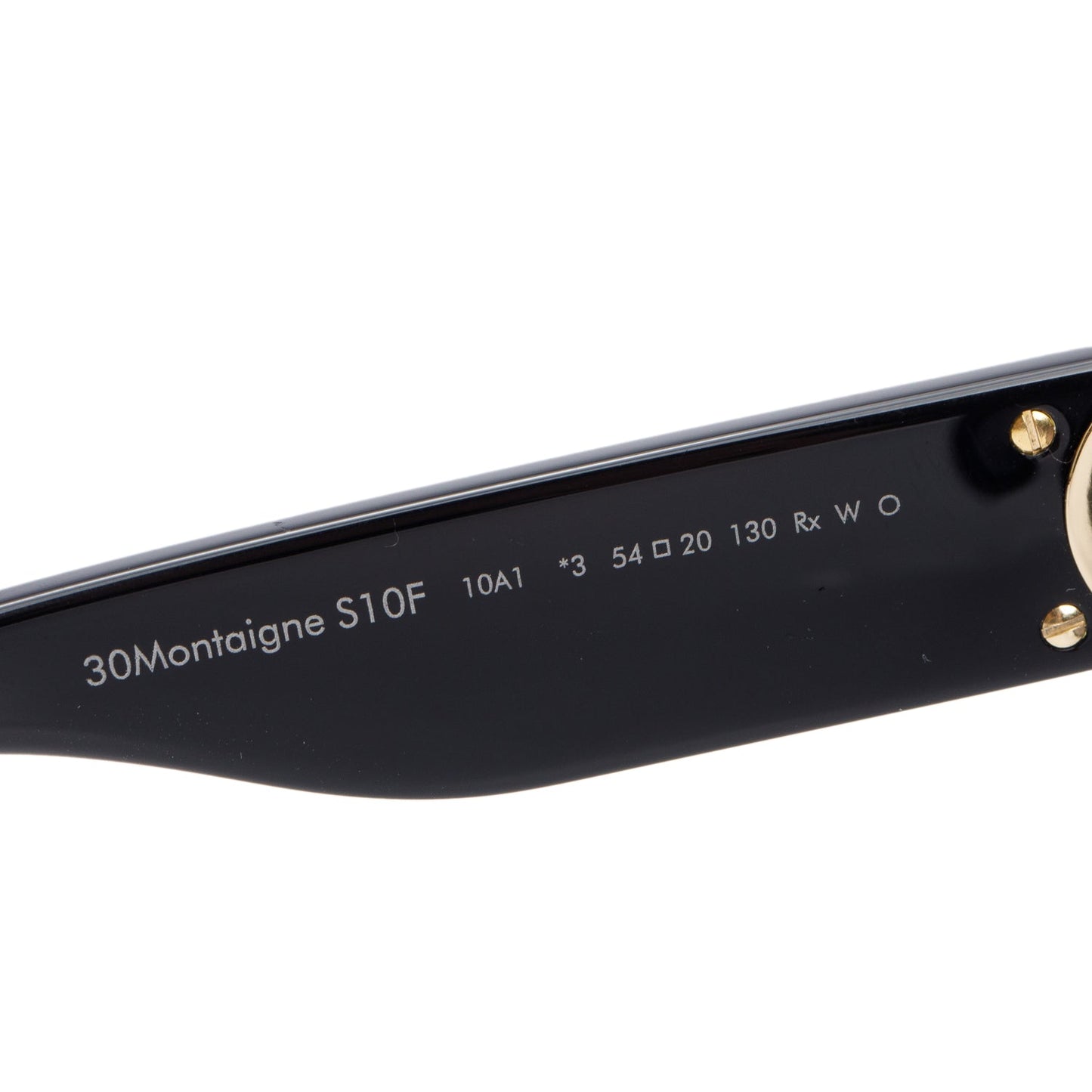 Christian Dior Black Acetate 30montaigne S10F Square Sunglasses