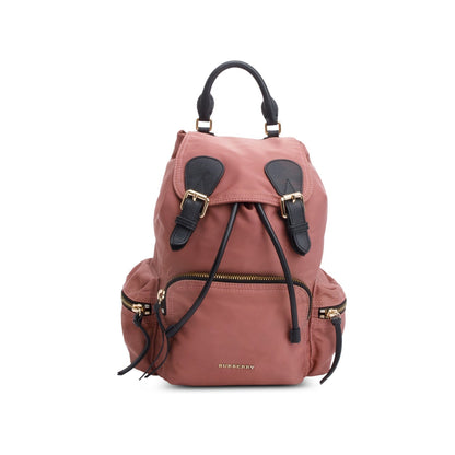 Burberry Pink Technical Nylon Rucksack Backpack