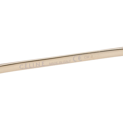 Celine CL41808/S Gold Tone Metal Square Aviator Sunglasses