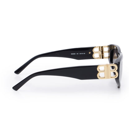 Balenciaga BB0095S Black Acetate Dynasty D-Frame Sunglasses
