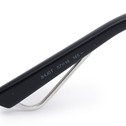 Christian Dior Silver-Tone Metal Black Acetate DiorTechnologic Mirrored Sunglasses