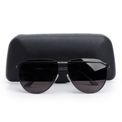 Balenciaga BB0140S Logo Aviator Tinted Sunglasses