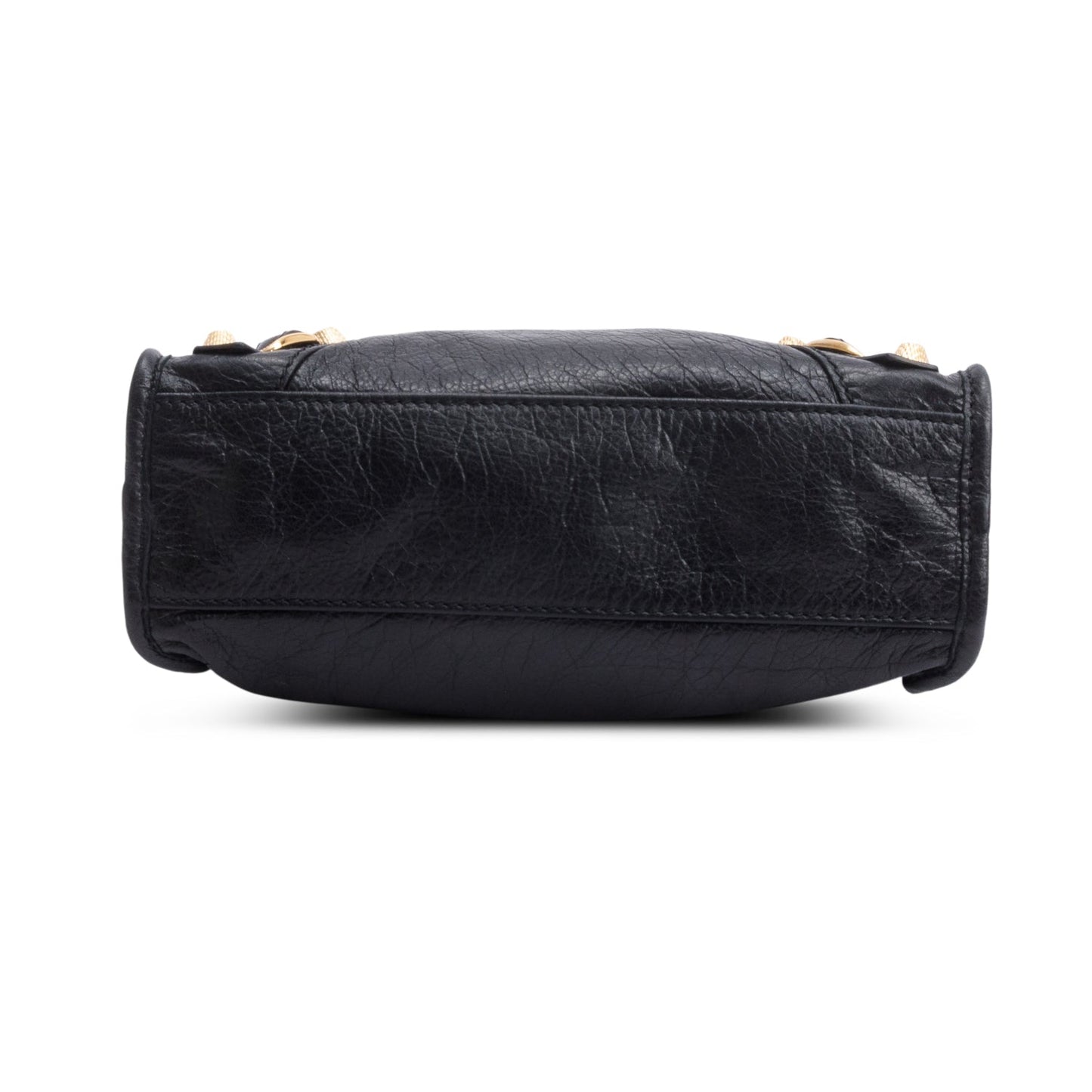 Balenciaga Black Agneau Leather Classic Mini City Bag