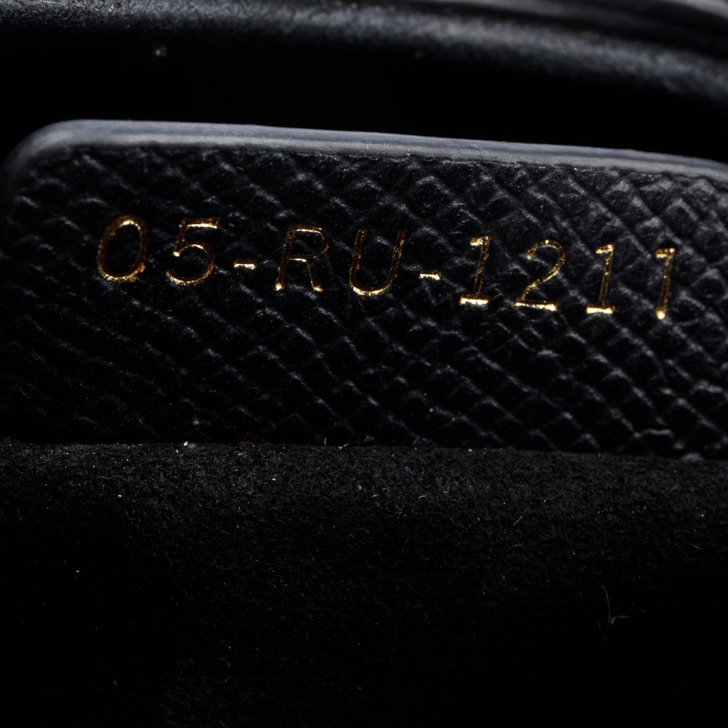 Christian Dior Black Grained Calfskin Leather Mini Saddle Bag