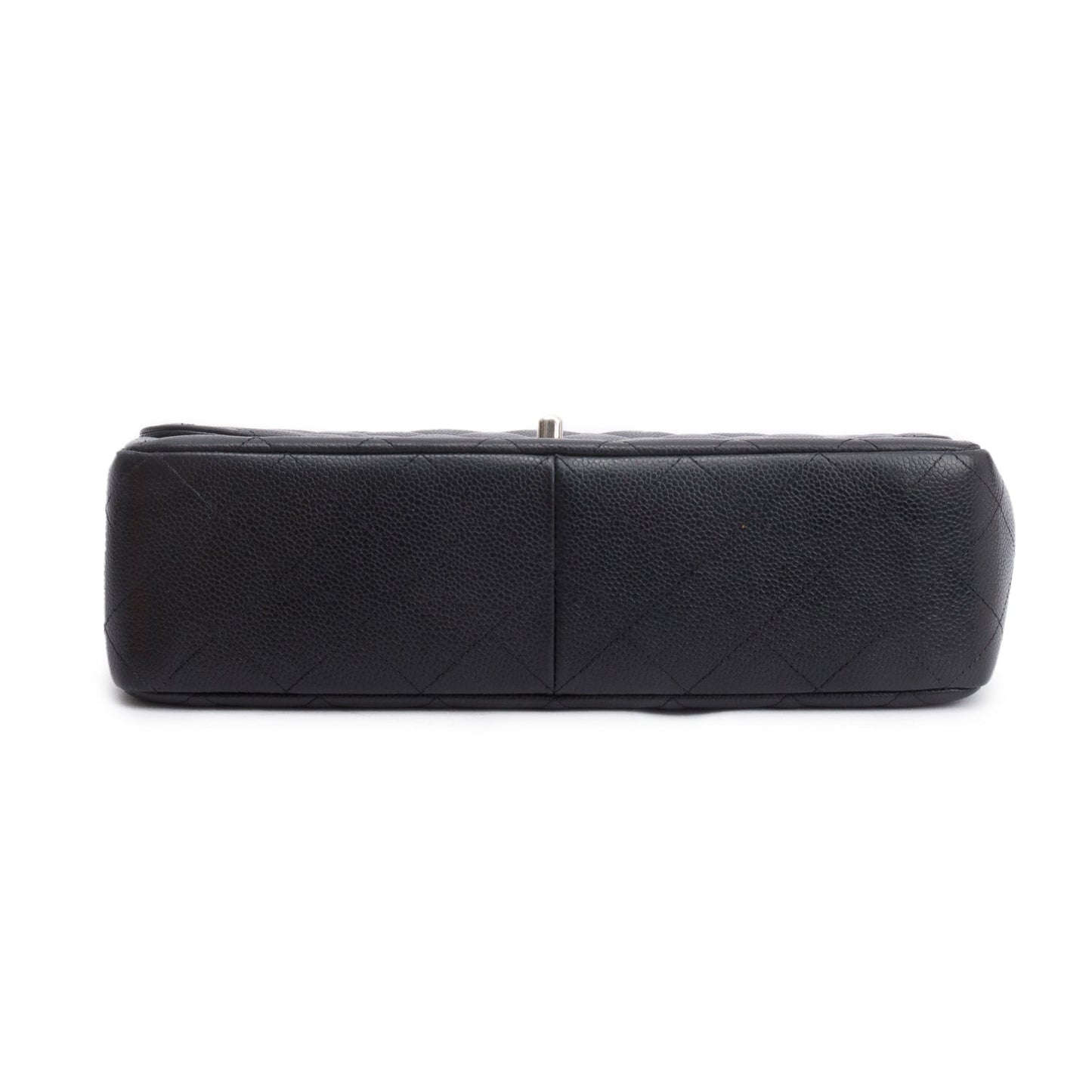 Chanel Black Caviar Classic Jumbo Single Flap Bag