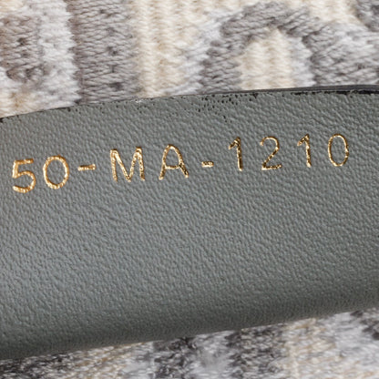 Christian Dior 2020 Grey Oblique Embossed Leather Medium Book Tote