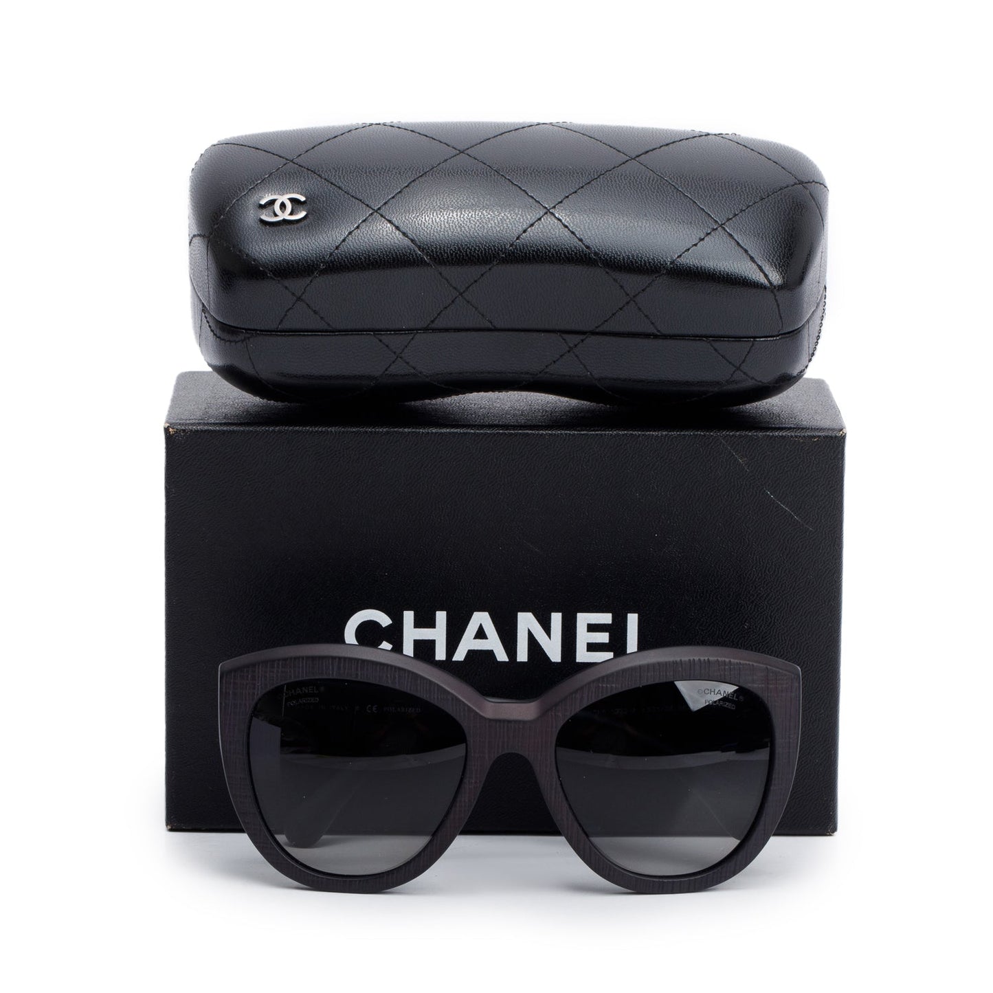 Chanel 5332-A Black Acetate Butterfly Sunglasses