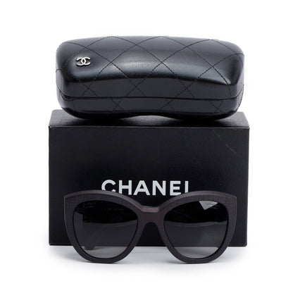 Chanel 5332-A Black Acetate Butterfly Sunglasses