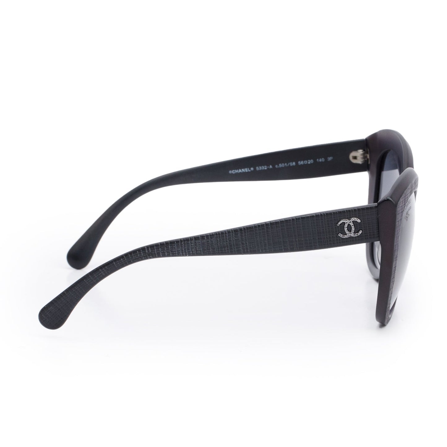 Chanel 5332-A Black Acetate Butterfly Sunglasses