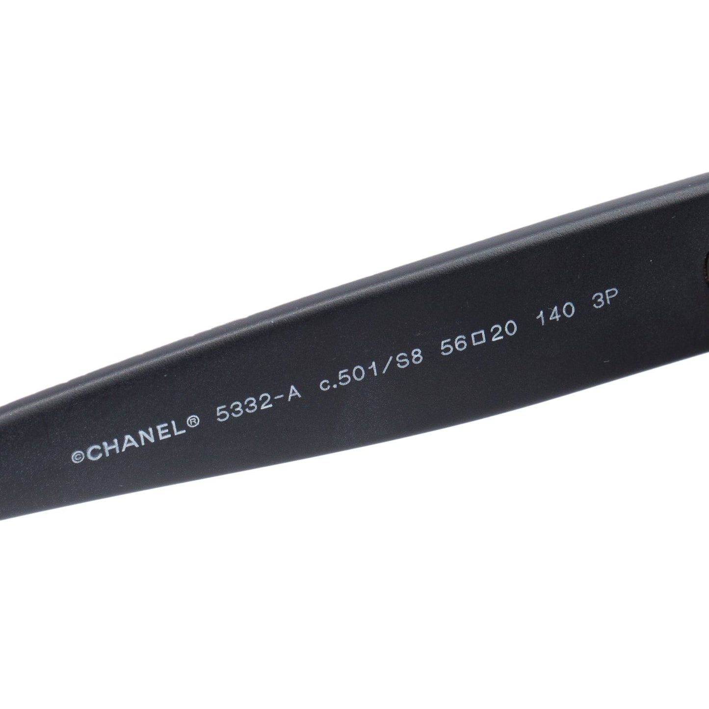 Chanel 5332-A Black Acetate Butterfly Sunglasses