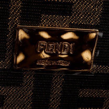 Fendi FF Zucca Woven Interlace Medium Peekaboo Bag