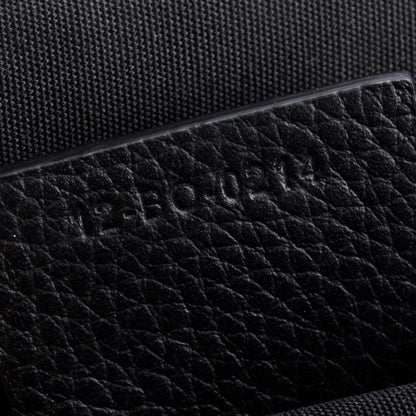 Christian Dior 2024 Black Calfskin Leather Oblique Mini Saddle Messenger Bag