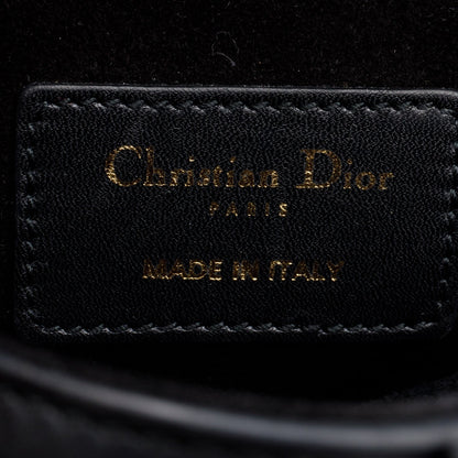 Christian Dior Black Smooth Leather Mini Saddle Bag