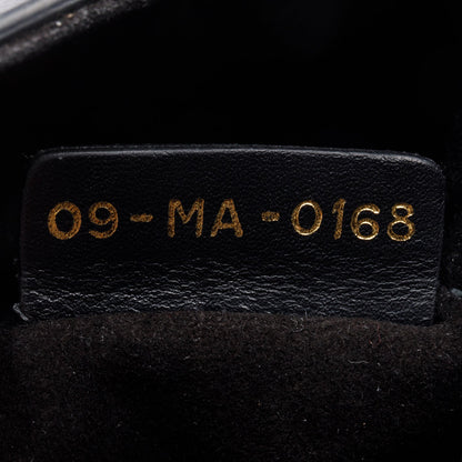 Christian Dior Black Smooth Leather Mini Saddle Bag
