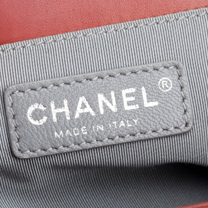 Chanel Pink Quilted Lambskin Leather Medium Boy Bag