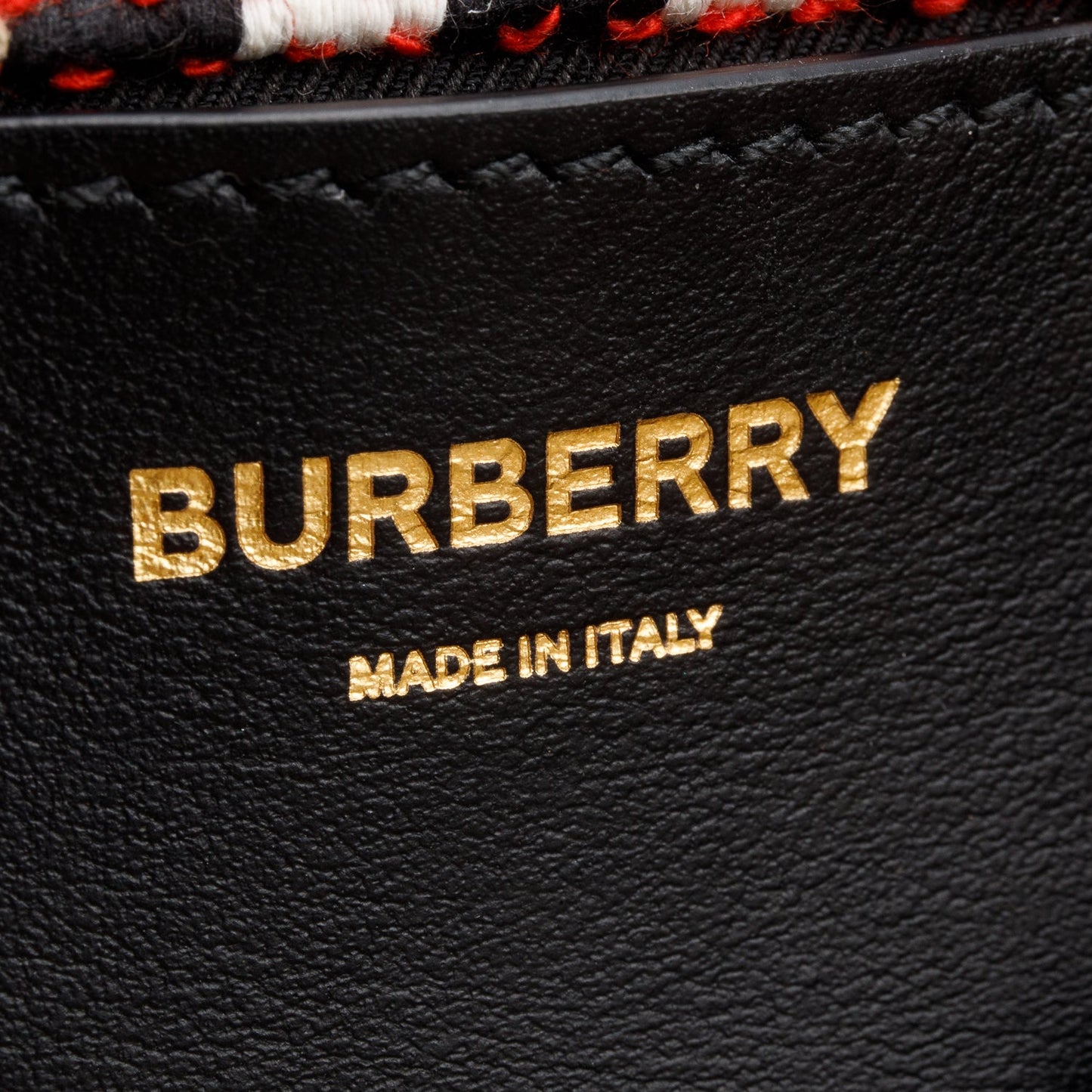 Burberry Beige Check Tweed Small Lola TB Shoulder Bag