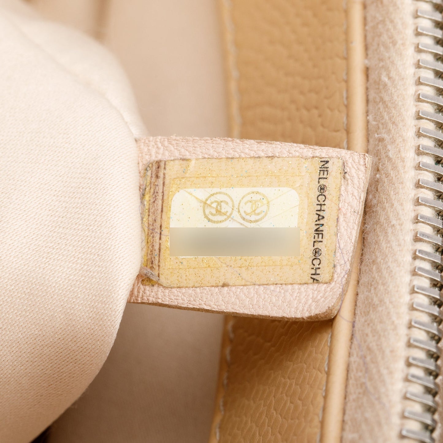 Chanel Beige Caviar Leather Grand Shopping Tote (GST)