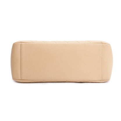Chanel Beige Caviar Leather Grand Shopping Tote (GST)