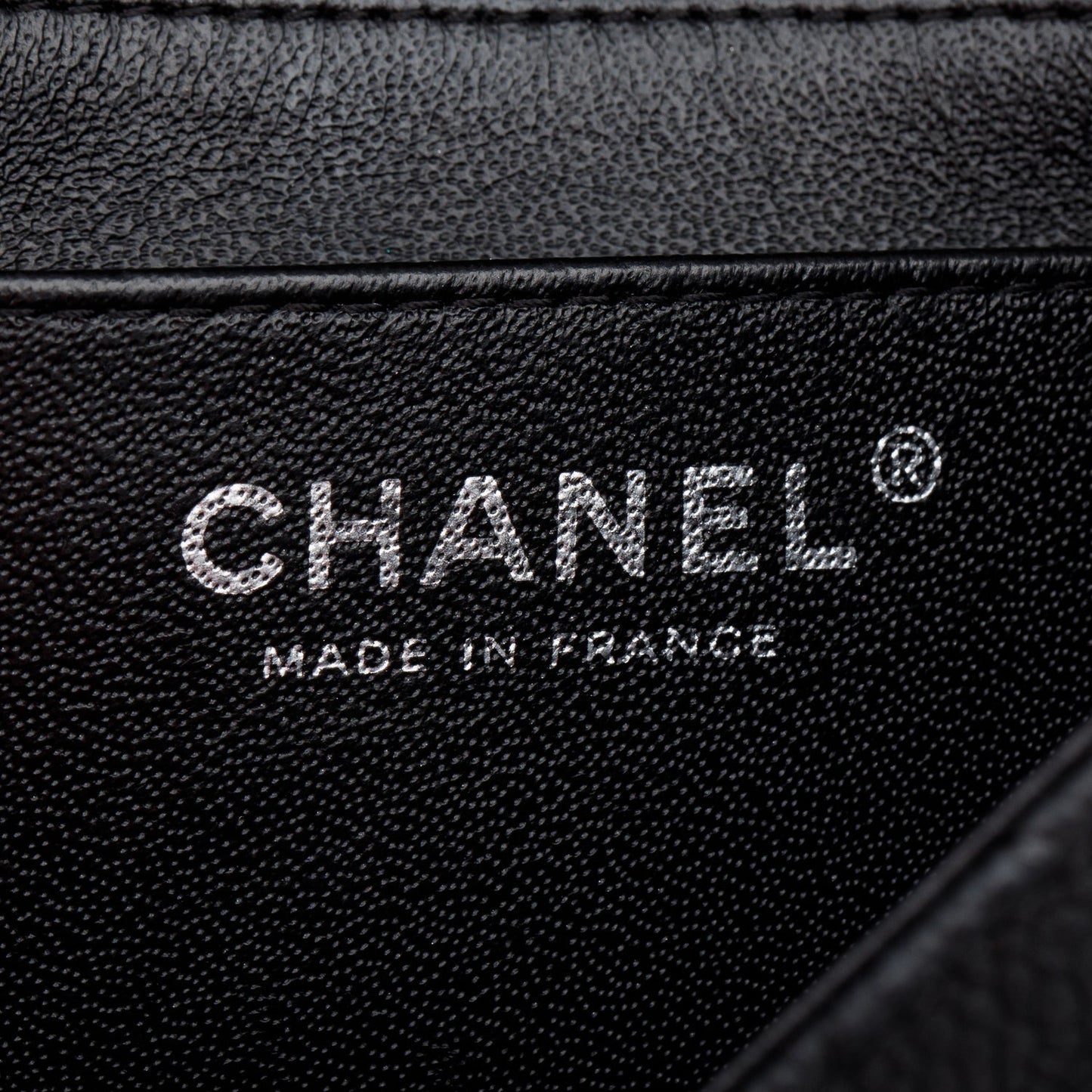 Chanel Black Quilted Matte Caviar Leather Classic Square Mini Flap Bag