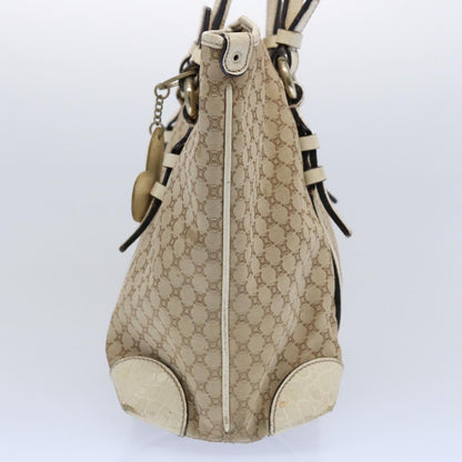 Luxury CELINE Macadam Canvas Tote Bag Beige  62341