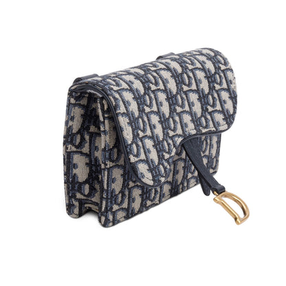 Christian Dior 2020 Oblique Saddle Belt Pouch