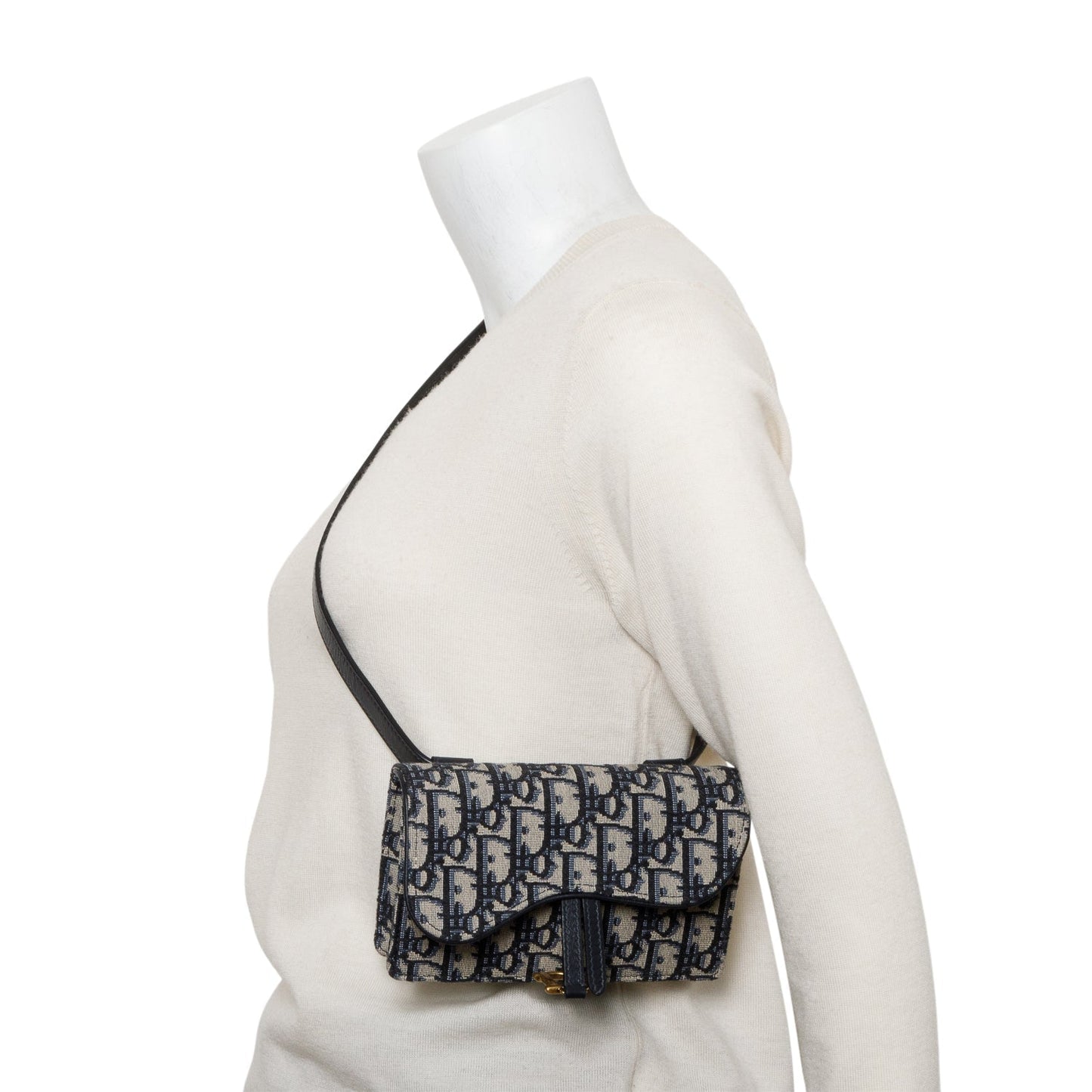 Christian Dior 2020 Oblique Saddle Belt Pouch