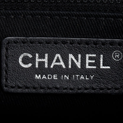 Chanel Black Ultimate Stitch Soft Calfskin Leather Flap Bag