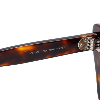 Celine CL401871 Havana Acetate Cat Eye Sunglasses