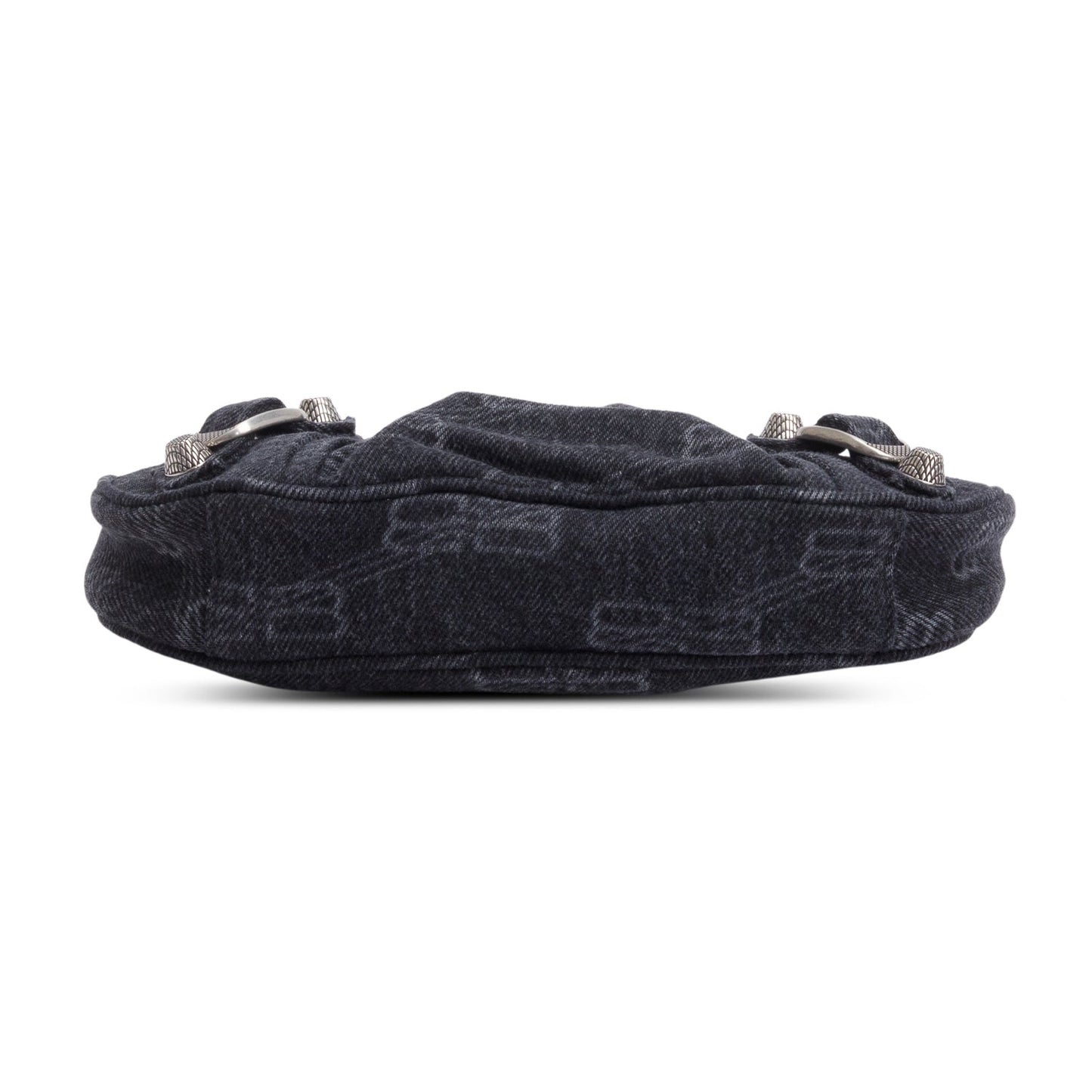 Balenciaga Black BB Denim Mini Le Cagole Crossbody