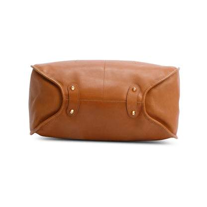Christian Dior Brown Leather Brandy 61 Hobo