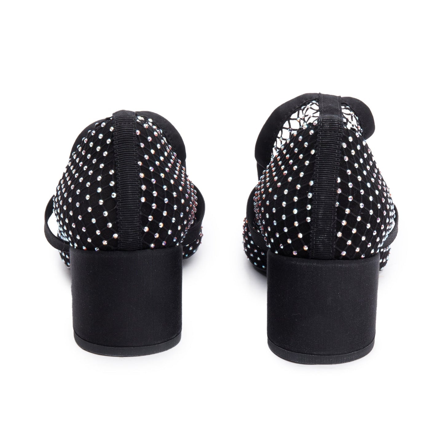 Chanel Black Interlocking CC Logo Bow & Crystal Accent Sock Boots, Size 38