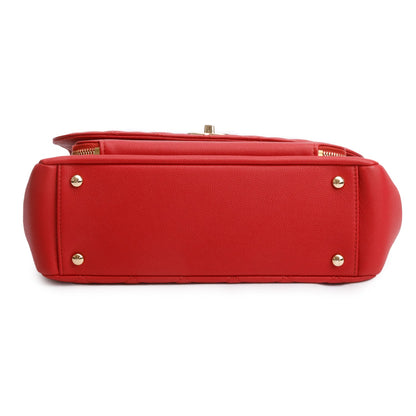 Chanel Red Caviar Leather Large Business Affinity Flap Bag