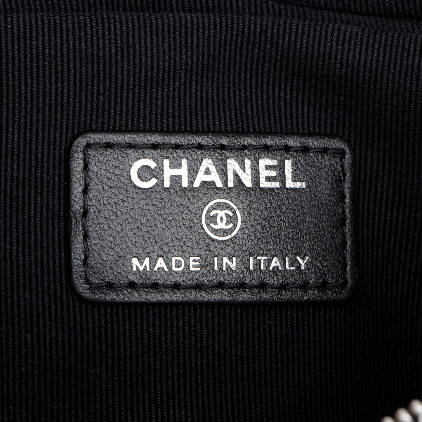 Chanel 2021 Black Quilted Lambskin Leather Classic Arm Coin Purse Pouch