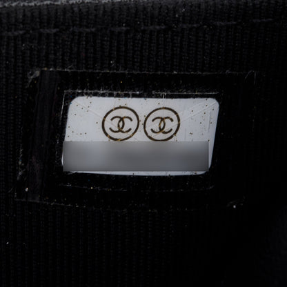 Chanel 2021 Black Quilted Lambskin Leather Classic Wallet on Chain