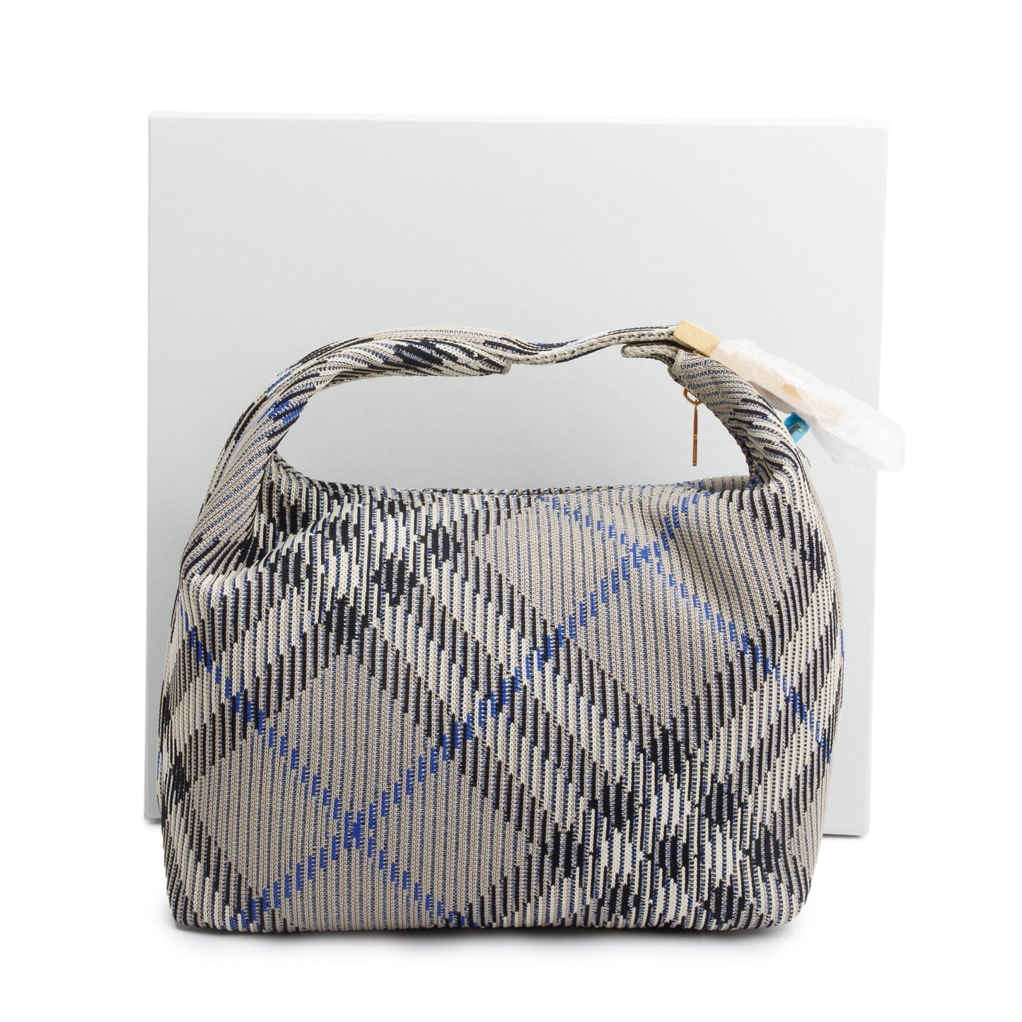 Burberry 2024 Lichen Check Medium Peg Dufflee Bag