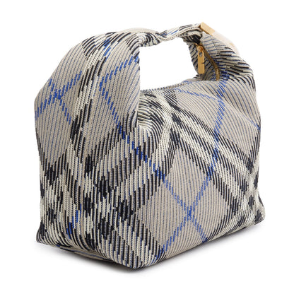 Burberry 2024 Lichen Check Medium Peg Dufflee Bag