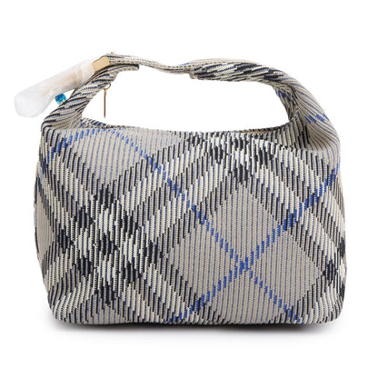 Burberry 2024 Lichen Check Medium Peg Dufflee Bag