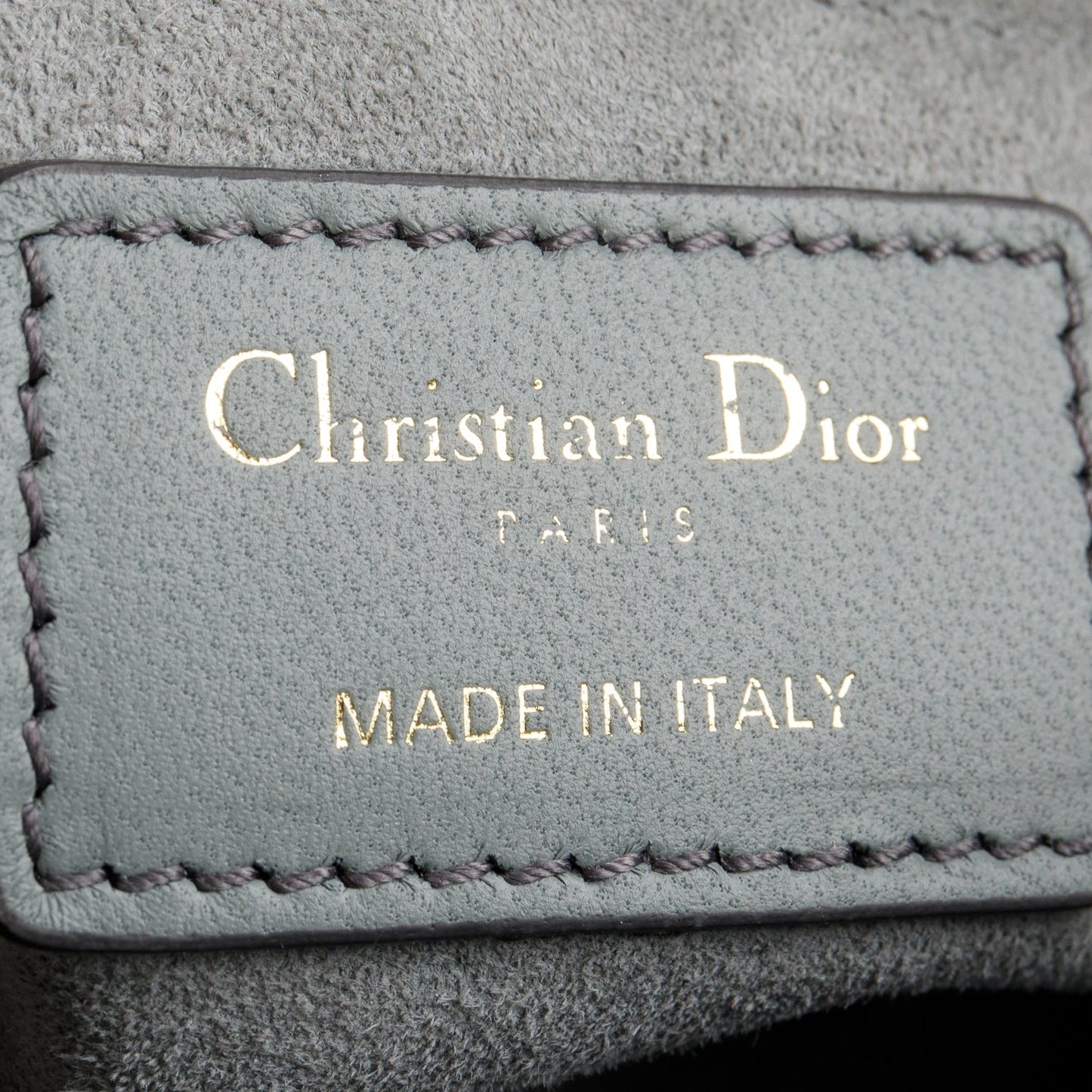Christian Dior Grey Gradient Cannage Lambskin Leather Small Lady Dior My ABCDior Bag