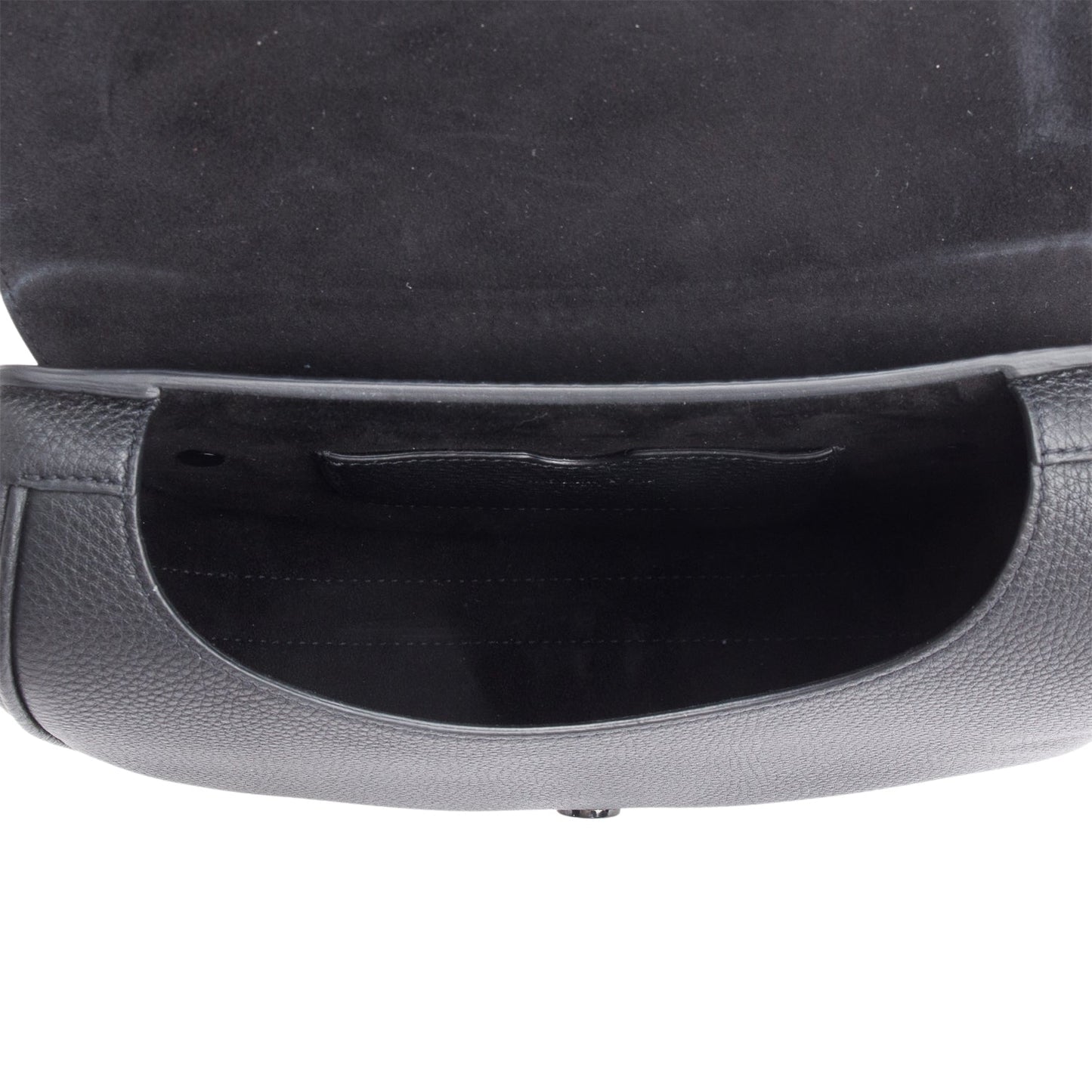 Christian Dior 2021 Black Ultramatte Leather Medium Bobby Bag