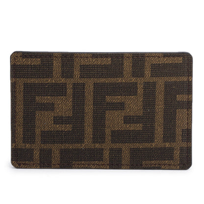 Fendi Zucca FF Logo Card Holder