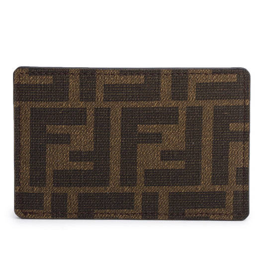 Fendi Zucca FF Logo Card Holder