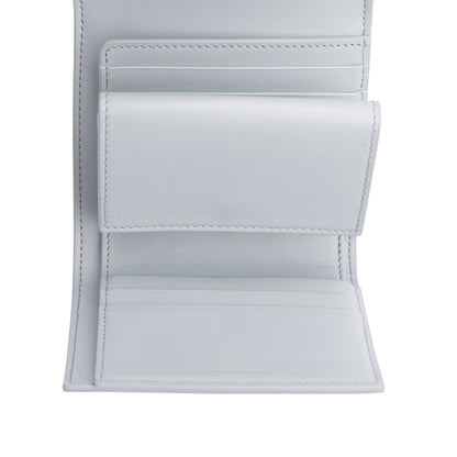 Celine 2023 Blue Leather Small Flap Triomphe Wallet