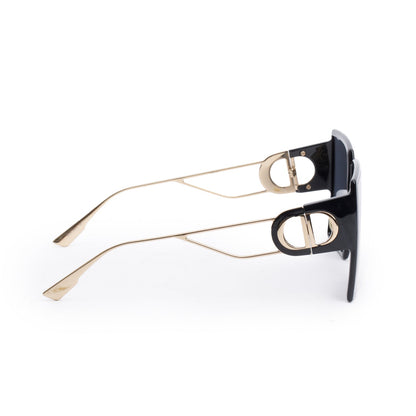 Christian Dior Black Acetate 30montaigne SU Oversize Sunglasses Box